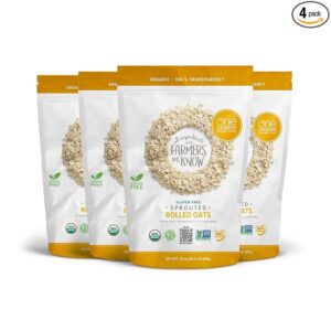 Organic Foods Sprouted Rolled Oats